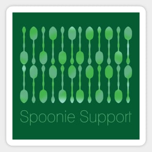 Spoonie Support! (Green) Magnet